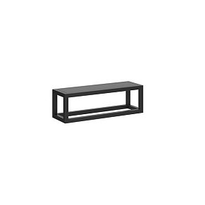 Kerama Marazzi Plaza Next PL.N.sh.35\BLK Полка металлическая с крышкой 35, черная матовая