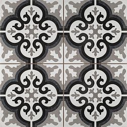 Etili Seramik Manisa Black Pre-cut Черный узор Матовый Керамогранит 45x45 см