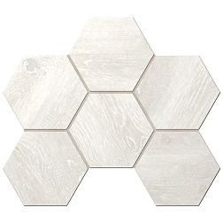 Керамическая плитка Ametis Daintree DA00 Hexagon Мозаика неполированная 25х28,5 см
