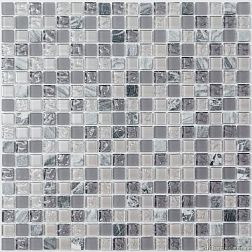 Керамическая плитка NS-mosaic Exclusive series S-858 Микс Стекло, камень Мозаика 30,5х30,5 (1,5х1,5) см