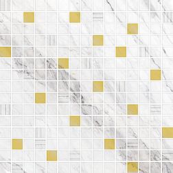 Eurotile Calacatta 925 Золото Глянцевая Мозаика 32,5х32,5 см
