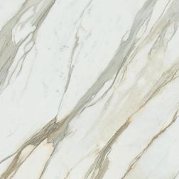 Керамическая плитка Mirage Cosmopolitan Calacatta Gold CP 02 Luc SQ Белый Полированный Керамогранит 120х120 см