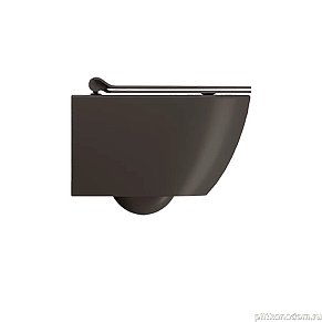 GSI PURA унитаз подвесной PURA безободковый с водоворотной системой смыва Swirlflush фаянсовый коричневый матовый (881616)