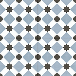 Керамическая плитка Dual Gres Chic Howard Blue Напольная плитка 45x45 см