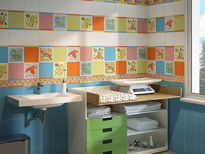 Керамическая плитка Kerama Marazzi Динозаврики